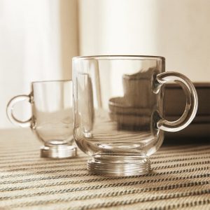 فنجان کاپوچینو شیشه ای